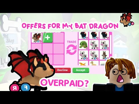 Taking Offers for My FR Bat Dragon #adoptmeroblox #robloxadoptme #roblox