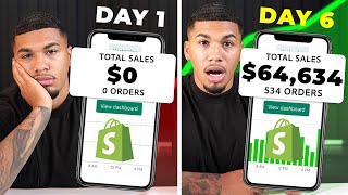 I Tried Dropshipping For 7 Days (RAW RESULTS) - Episode 1