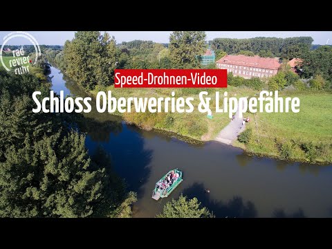 Radfahren im Ruhrgebiet | Speed-Drohnen-Flug | Lippefähre "LUPIA" & Schloss Oberwerries Hamm
