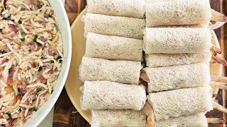 Cách Cuốn Chả Giò Tôm Thịt Khoai Môn Giòn Lâu Nhân Khô Ráo