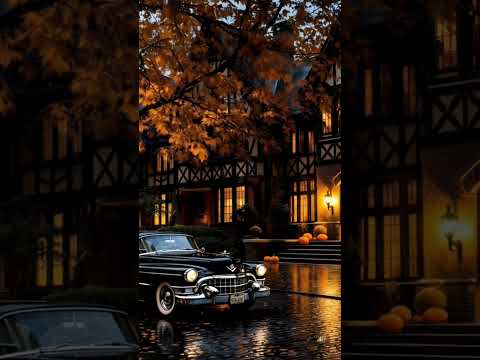 Fall #Rain at Tudor Manor | Gentle #RainSoundsforSleep & Deep Relaxation | #rainsoundsforsleeping 🖤