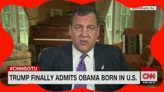 Jake Tapper presses Christie on Trump birther comments