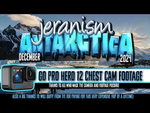 jeranism Antarctica GoPro Chest Cam Footage Full HD Flight & Landing - Union Glacier Camp - 12/2024