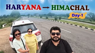 Haryana to Kasol Road Trip Day - 1| Scenic Views, Adventure & Chill Vibes!