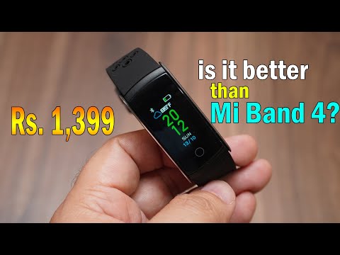 (HINDI) Tenor Move (10.or Move) Fitness Band with color display for Rs. 1,399  - better than Mi Band 4?