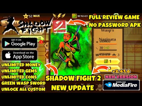 Shadow Fight 2 Mod Apk Terbaru 2025 V2.41.6 - Green Wasp Naginata & Unlimited Money