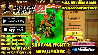 Shadow Fight 2 Mod Apk Terbaru 2025 V2.41.6 - Green Wasp Naginata & Unlimited Money