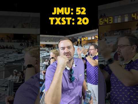 Postgame Recap: JMU 52- Texas State 20