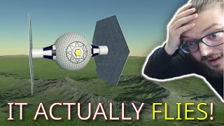 Flying a X-Wing and TIE Fighter in KSP2