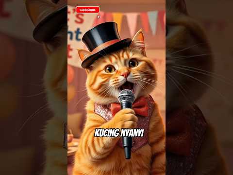 kucing lucu nyanyi du di dam dam😅 #kucing #kucinglucu #kucingjoget #kucingnyanyi #kucingoyen #short