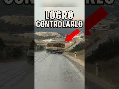 Camionero controló su camión de una forma fenomenal #trucks #trailers #camioneros #camiones #camion