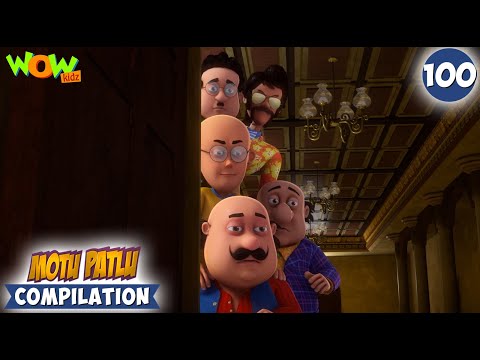 Haunted Castle | Motu Patlu Season 13 - Compilation 100 | Motu Patlu New | Cartoons For Kids |#spot