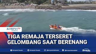 Tiga Remaja Terseret Gelombang Saat Berenang