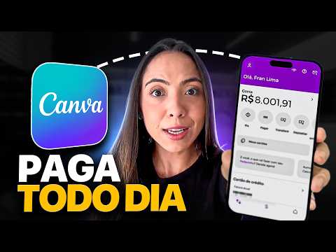 COMO EU GANHO DINHEIRO COM IMAGENS no SITE CANVA? | Trabalhar em casa usando site CANVA