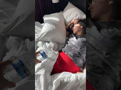 She thought she peed herself ? #prank #funny