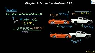 Class 11th | Punjab Board (2025-26) | Chapter 2 | Numerical Problem: 2.12