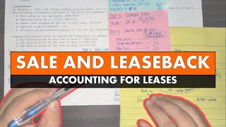 Intermediate Accounting 2 | Sale and Leaseback Transactions (Part 1)