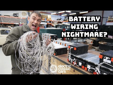 Tesla powered race car Ep6 - Battery pack wiring