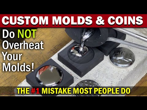 Casting New Coins From Graphite Molds (PEOPLE ALWAYS MAKE THIS MISTAKE!)