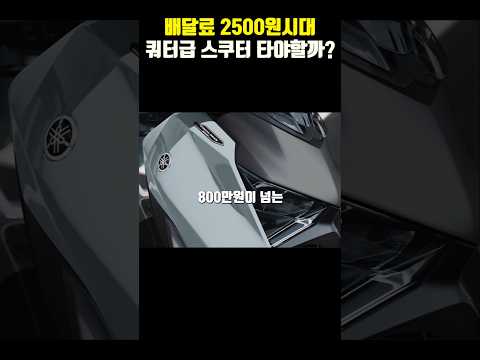 배달비 2500원 쿼터급 스쿠터 타야할까? 배달대행