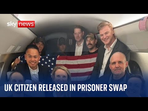 British citizen among prisoners released in biggest swap with Russia since Cold War