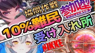 【メガニケ】協同作戦10％難民受け入れ所！！【NIKKE/勝利の女神】