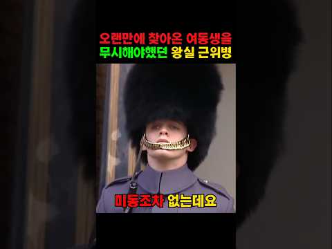 오랜만에 찾아온 여동생을 무시해야했던 왕실 근위병