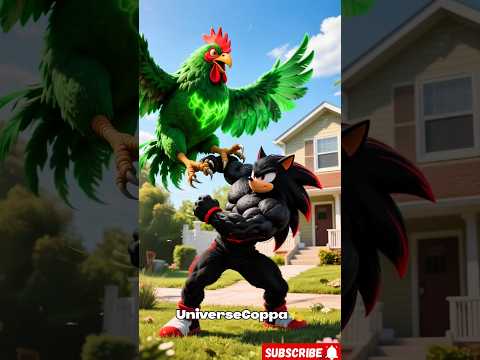 ๐ Crazy Chicken on the Loose VS Sonic, Knuckles & Shadow! ๐ฅ #shorts #sonic #sonicthehedgehog