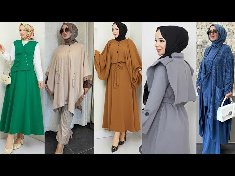 موضة شتاء 2025 للمحجبات | تنسيقات تركية كلاص للمحجبات 🔝 hijab tutorial 🌟 vêtements pour femmes