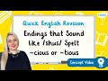 Suffix Rules and Spelling Patterns