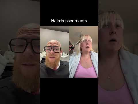 Hairdresser Reacts to DIY bang haircut