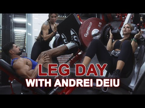 BRUTAL LEG DAY WITH @AndreiDeiu