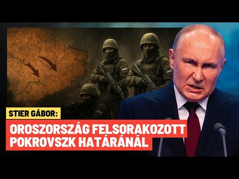 Oroszország rendkívüli támadásra készül: 110 ezer katona vonult fel Pokrovszknál - Stier Gábor