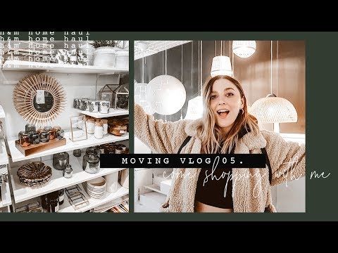 COME HOMEWARE SHOPPING WITH ME + H&M HAUL | MOVING VLOG 05. | I Covet Thee