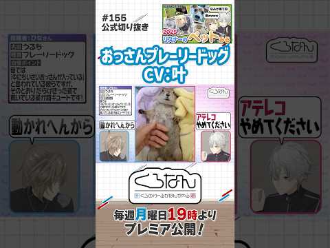 まるでおっさん…？プレーリードッグにアテレコする叶  #くろなん #shorts 【ChroNoiR公式切り抜き】