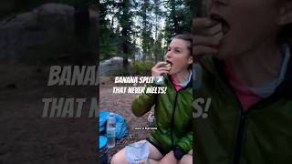 Banana splits in the wilderness!