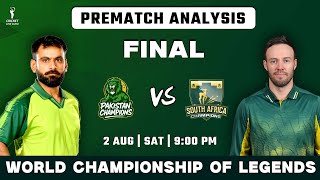 WCL 2025 FINAL: Pakistan Champions vs South Africa Champions | PAK-C vs SA-C Dream11 Team