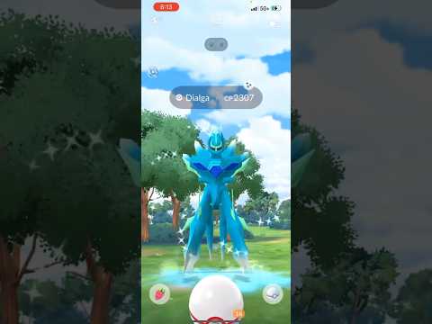 ポケモンGOでダイア格を捕まえる瞬間を動画で解説 サムネイル