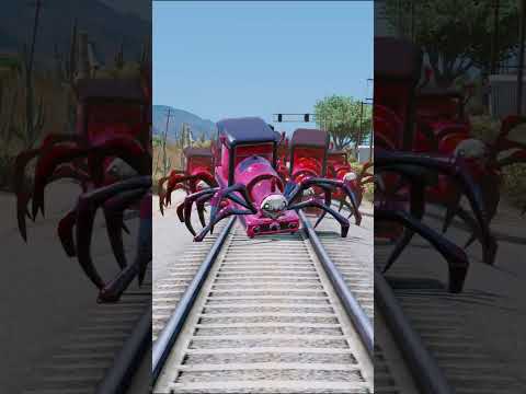 Spider Choo choo charles vs Thomas the train #shorts