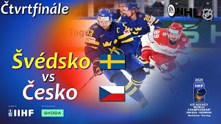 ŠVÉDSKO-ČESKO MS V HOKEJI 2025 ČTVRTFINÁLE/Let's Play/NHL 25