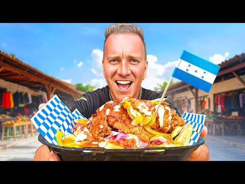 Probando COMIDA CALLEJERA en HONDURAS