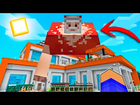 APARECE SANTA CLAUS MUTANTE GIGANTE EN MINECRAFT TROLL 🎅