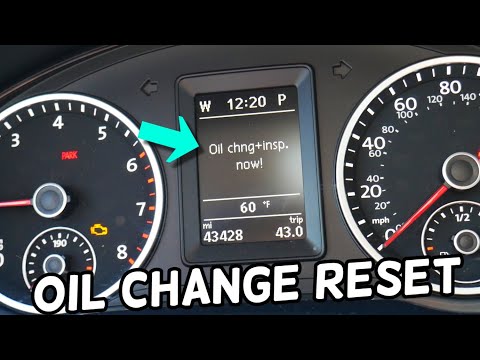 VW TIGUAN OIL CHANGE RESET, HOW TO RESET OIL ON VOLKSWAGEN TIGUAN