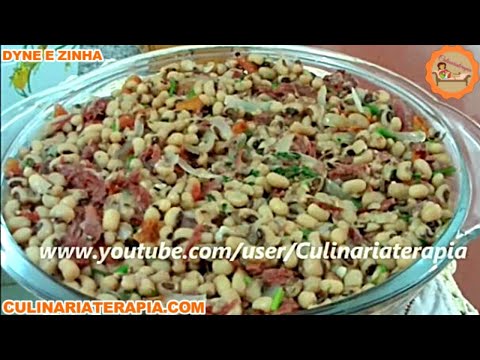 Feijão Fradinho com Carne de Charque - Mandacaru Receita Típica do Nordeste do Brasil