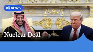 YouTube video thumbnail: US and Saudi Arabia Reach 30-Year Nuclear Power Deal