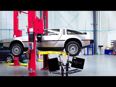 Tesla Electric DeLorean EV Conversion Walk Around feat JAX Tyres