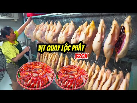 Cận cảnh Vịt Quay Lu Da Giòn Với Quy Trình Chế Biến Cực Chất Lên Da Giòn ở Sài Gòn