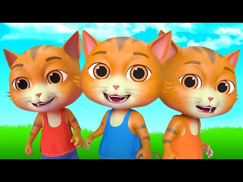 Five Little Kittens, Animals Songs and Nursery Rhymes for Kids