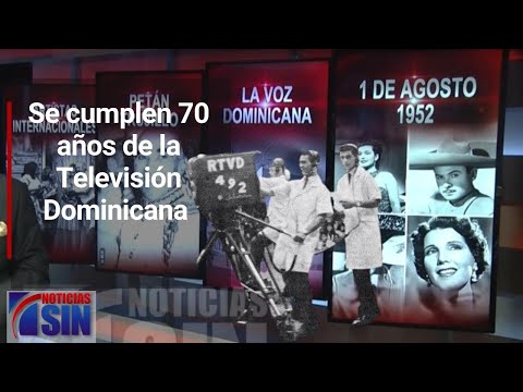 Dominicana en Gráfica: Se cumplen 70 años de la Televisión Dominicana