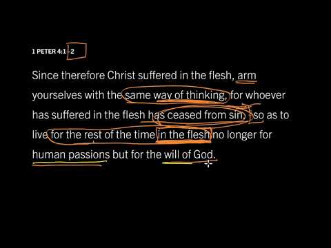 Do You Want What God Wants? 1 Peter 4:2